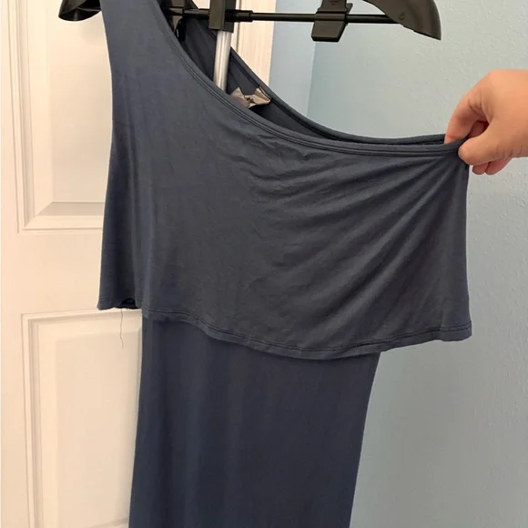 Go Couture Asymmetrical Navy Dress - Picture 8 of 8